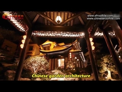 아시아 전시관 광택처리를 하지 않은 중국 크레이 가정은 재색곰팽이병 매트 템플 플랫을 타일로 덮습니다