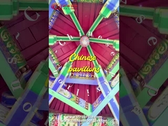 손으로 만든 야외 목재 페르골라 중국어 파빌리온 정원 육각형 목재 가세보