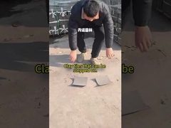 정원 파빌리온 예술 파티션 및 배경 벽 장식을위한 비료 점토 평면 지붕 타일