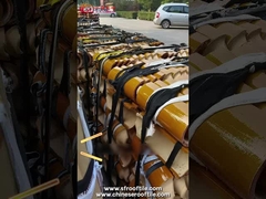 가시화 및 두 번 가시화 된 중국 가시화 지붕 타일