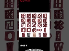 벽 장식 테라코타 홀 브리즈 블록 얼음 저항성