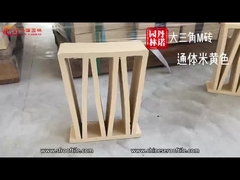 내부 벽을 위한 노란 홀리 점토 벽돌