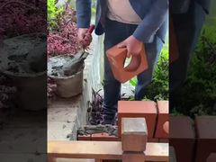 벽용 세라믹 중공 벽돌 설치