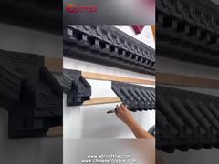 능선 장식이 있는 경량 PP 플라스틱 지붕 타일 중국 전통 스타일