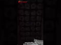 현대 정원 벽 빨간색 천공 브리즈 벽돌