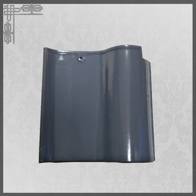 품질  S Type Glossy Ceramic Roof Tiles House Glazed 220mm Grey Clay Roof Tiles 공장