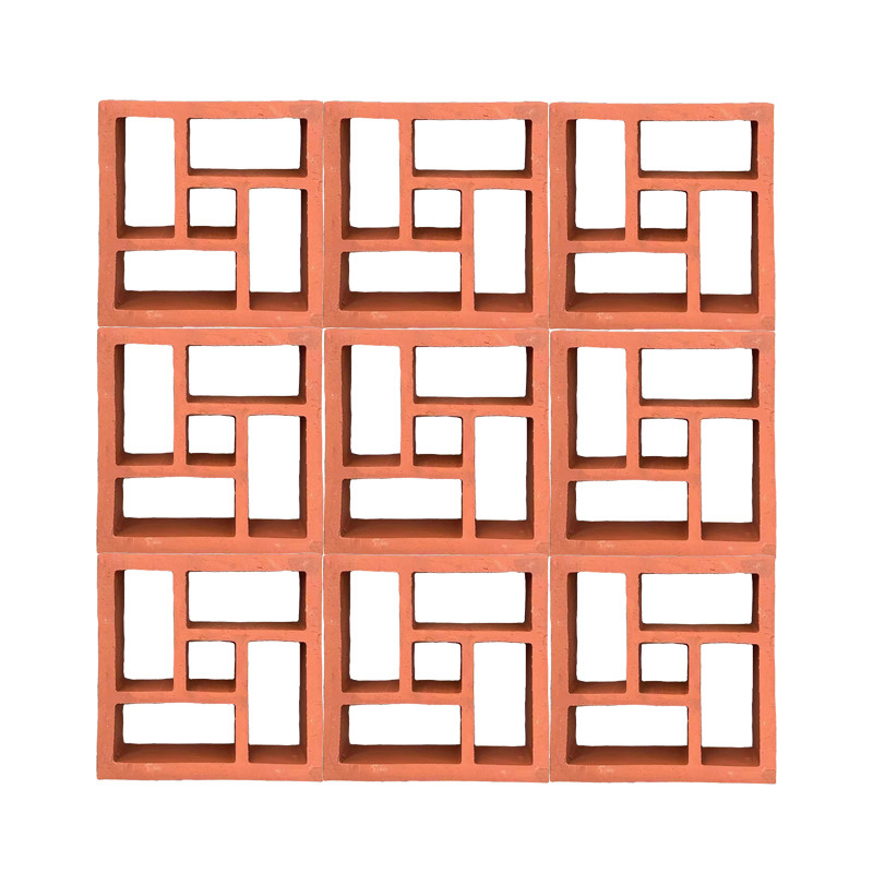 1100N Resistance To Compression Durable Fire Bricks For Breeze 시멘트 브릭 울타리 디자인