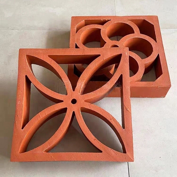 800 센티그레드 열 단열 적색 불 Clay Veneer Bricks for Classical Exterior Wall Design 클래식 디자인 스타일