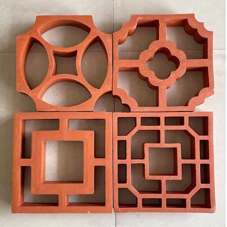 800 센티그레드 열 단열 적색 불 Clay Veneer Bricks for Classical Exterior Wall Design 클래식 디자인 스타일