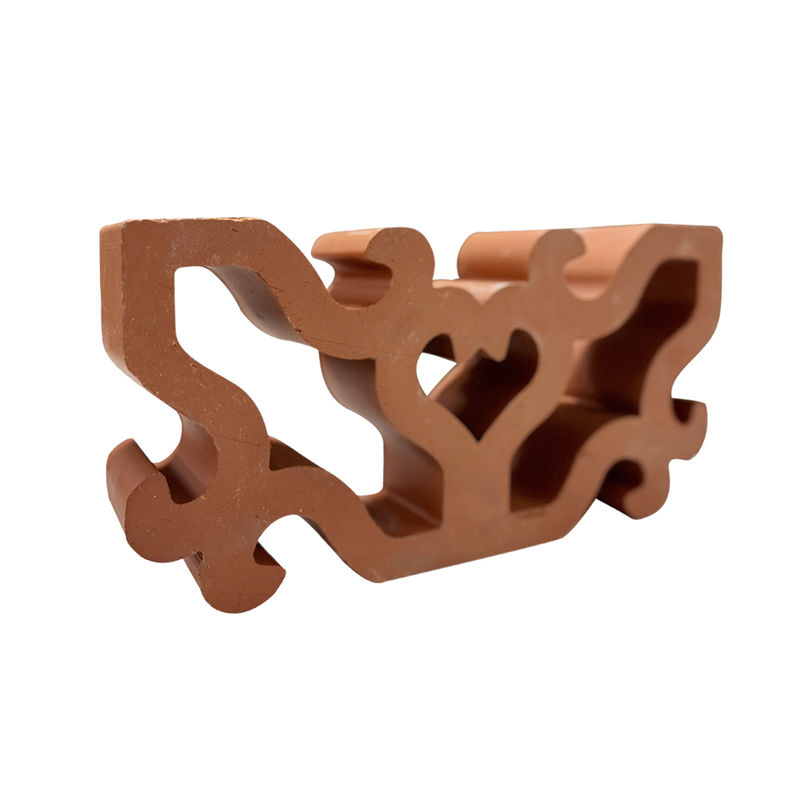 건축 점토 적색 브리즈 블록 장식 천공 벽돌 벽 파티션