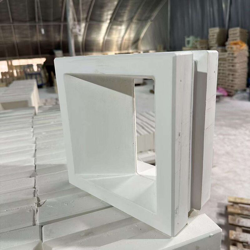 현대 기하학적 패턴 콘크리트 스크린 블록 벽벽 파티션 콘크리트 블록 건축 전면 프라이버시 벽