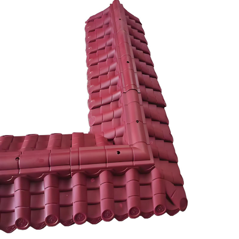 중국식 정원 셰드 지붕 플라스틱 엽 장식용 인공 樹脂 PP 고대 지붕 타일