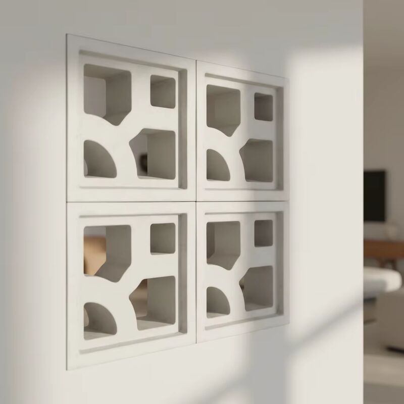 Breeze Blocks for Space Partitioning Precast Concrete Perforated Brick Decorative Concrete Block with Open Patterns