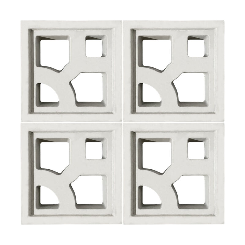 Breeze Blocks for Space Partitioning Precast Concrete Perforated Brick Decorative Concrete Block with Open Patterns