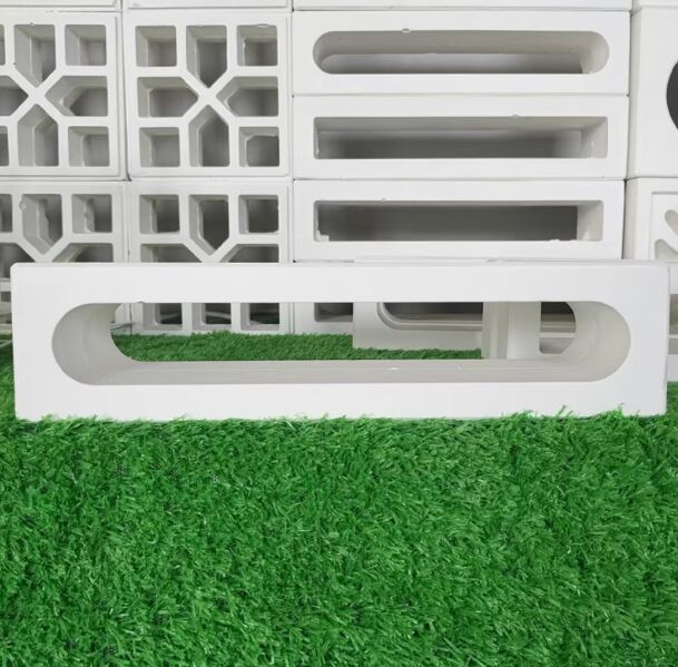 White Ventilation Brick Lightweight Decorative Cement Block for Wall Screen Concrete Masonry Block