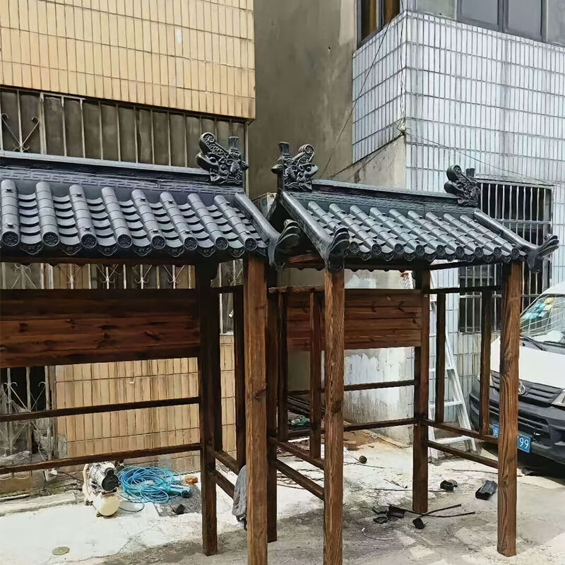 Chinese Plastic Roof Tiles PP Double Sided House Home Wall Decorative Material Roofing Fence