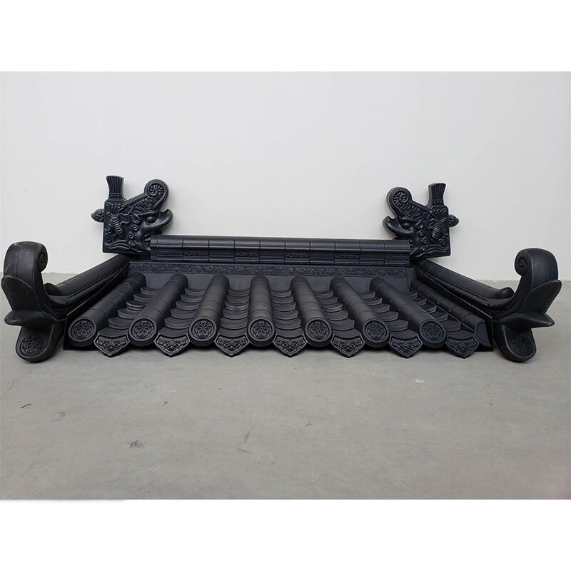 Chinese Plastic Roof Tiles PP Double Sided House Home Wall Decorative Material Roofing Fence