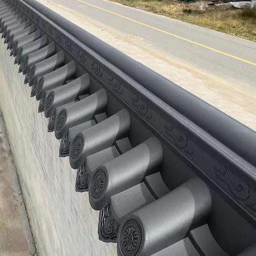 집용 장식 PP 지붕 타일 설치가 쉬운 중국 고대 지붕 타일 플라스틱