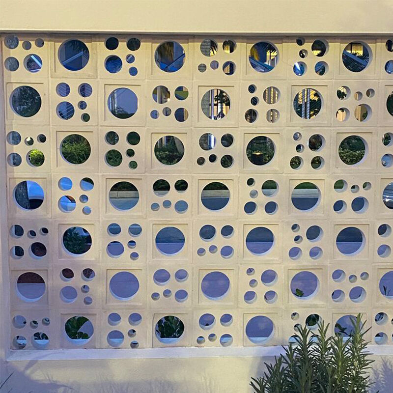 콘크리트 스크린 블록 시멘트 홀 라티스 벽돌바람 블록 내부 외부 파티션 벽 덮개