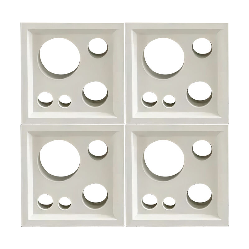 콘크리트 스크린 블록 시멘트 홀 라티스 벽돌바람 블록 내부 외부 파티션 벽 덮개