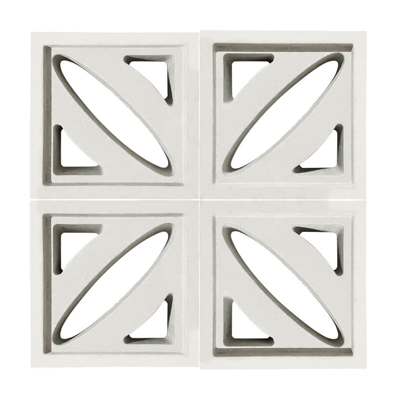 정원 벽 스크린 타일 시멘트 브리즈 블록 프리캐스트 콘크리트 세련된 파티션 및 액센트 벽을 위한 천공 그리드/벽돌