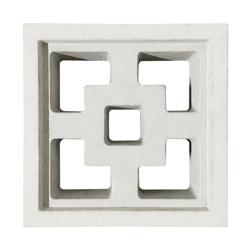 환기된 사생활 보호 벽 벽돌 콘크리트 브리즈 블록 건축 굽은 브리즈 블록 발코니 및 타운 하우스