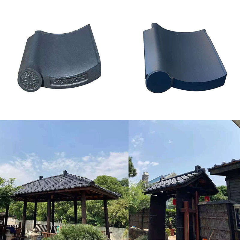 Anti-Corrosion Japan Roof Panels Traditional Japanese Style Roofing Sheets Kawara Roof Tiles Ceramic Roof Tiles