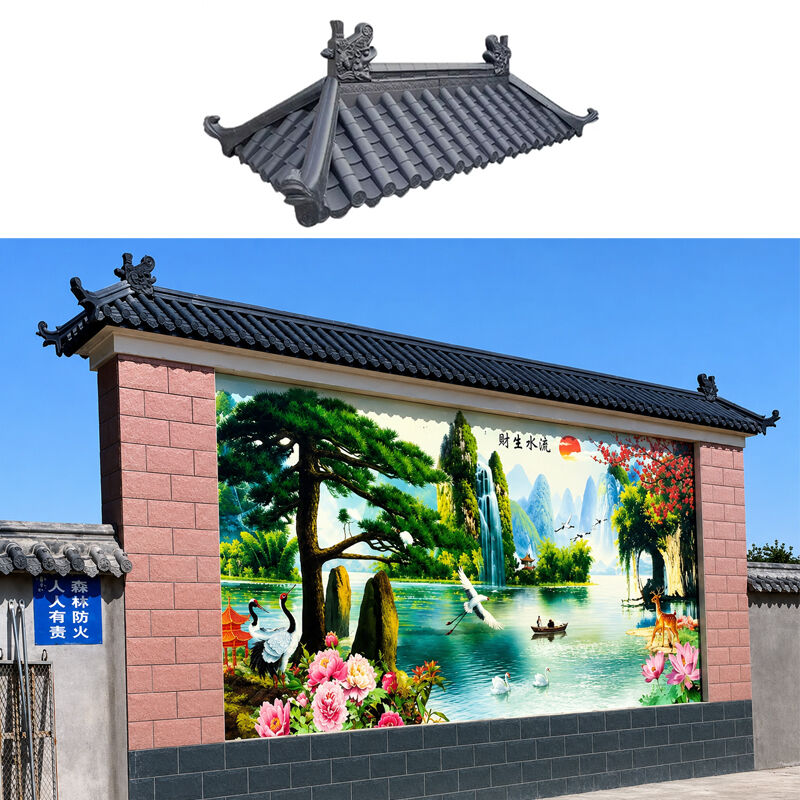 빌라 하우스 가세보 방수 방수 방열 지붕용 PP 플라스틱 지붕 타일 합성 樹脂 지붕판