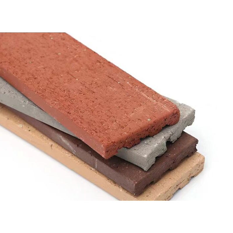 Nautral Terracotta 외부 벽 정면과 현대 건축 디자인을 위한 빨간 쪼개지는 얼굴 벽돌 자연적인 찰흙 벽돌 베니어