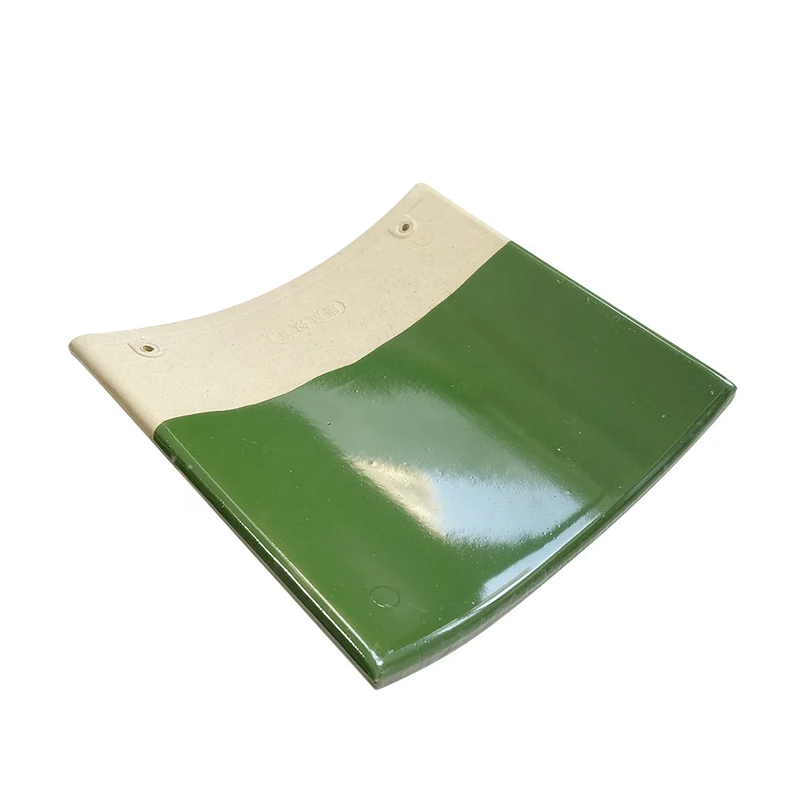 Green Glazed Chinese Roof Tiles Traditional Ceramic Ceramic Roof Tiles for Temple Gazebo Pavilion Building